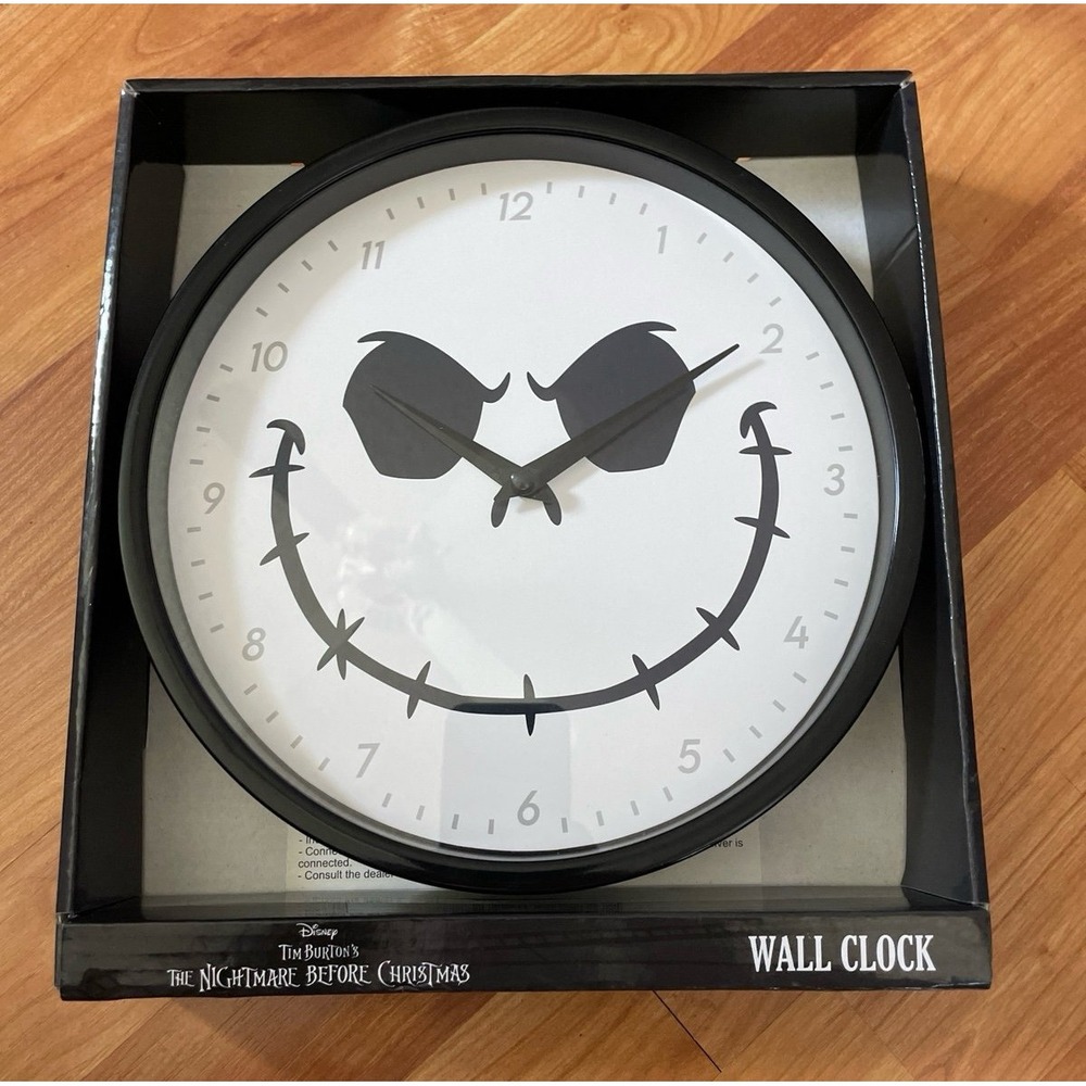 Disney Tim Burton's The‎ Nightmare Before Christmas Jack's Wall Clock
